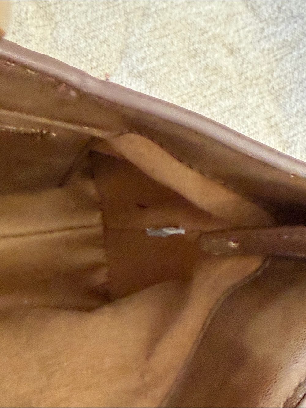 Zara Brown Patchwork Mini Bag with Gold Ring Handle - Picture 8 of 16